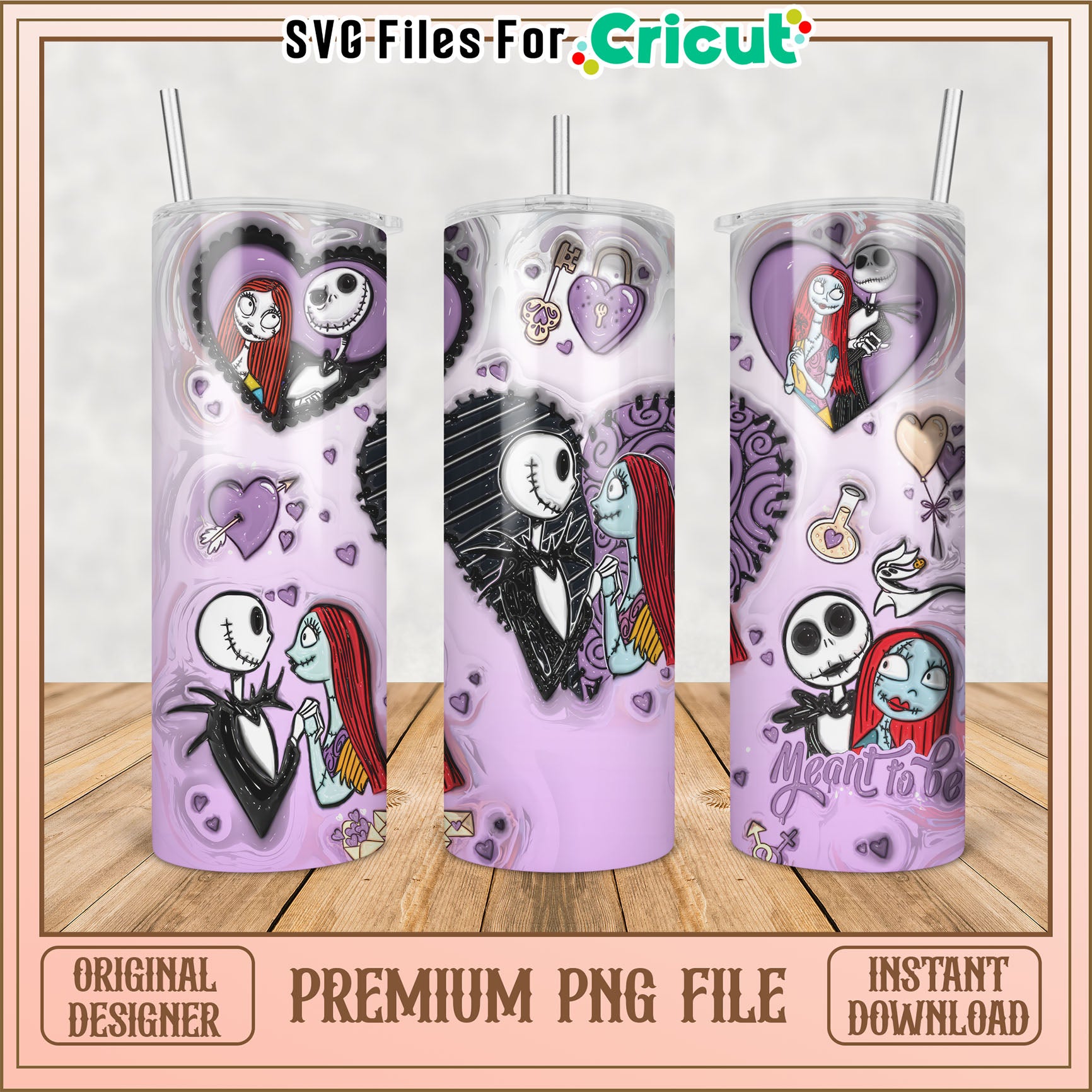 Jack Sally Valentine PNG Sublimation