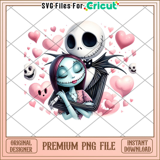 Jack Sally Valentines PNG Download