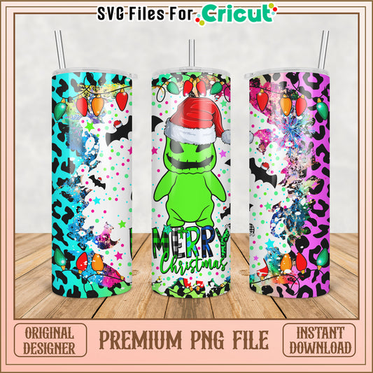 Jack Skellington Christmas Tumbler PNG