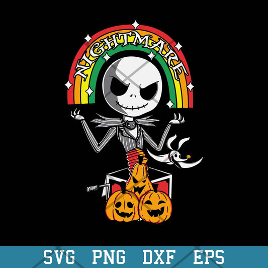 Jack Skellington Halloween Svg, Halloween Svg-Svgfilesforcricut