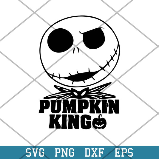 Jack Skellington Pumpkin King Halloween Svg, Halloween Svg-Svgfilesforcricut