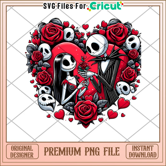 Jack Skellington Valentine PNG