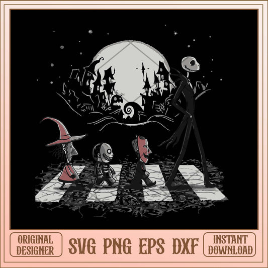 Jack Friends svg, Jack horror friends halloween svg bundle