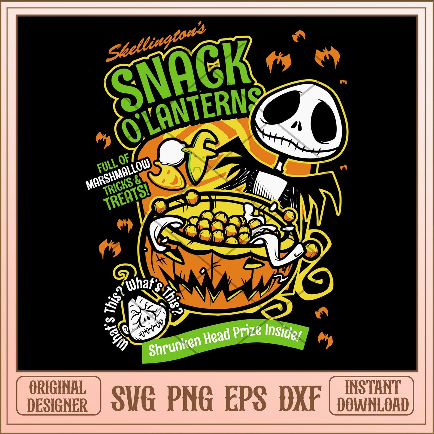 Jack pumpkin svg, The Nightmare Before Christmas Svg, digital download