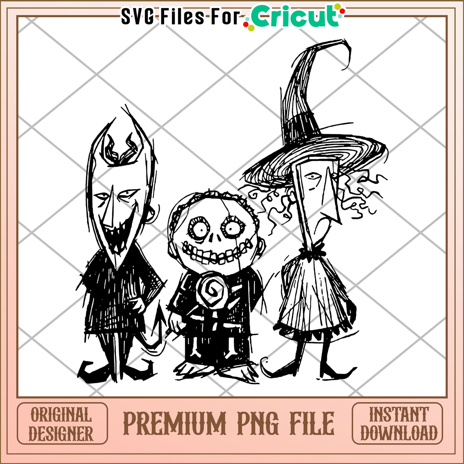 Jack's villains png, halloween horror nights png, autumn png