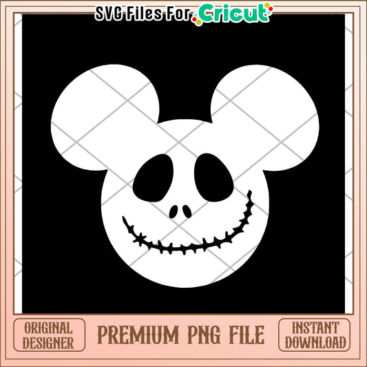 Jack mickey head png, spooky png, halloween countdown​​ png