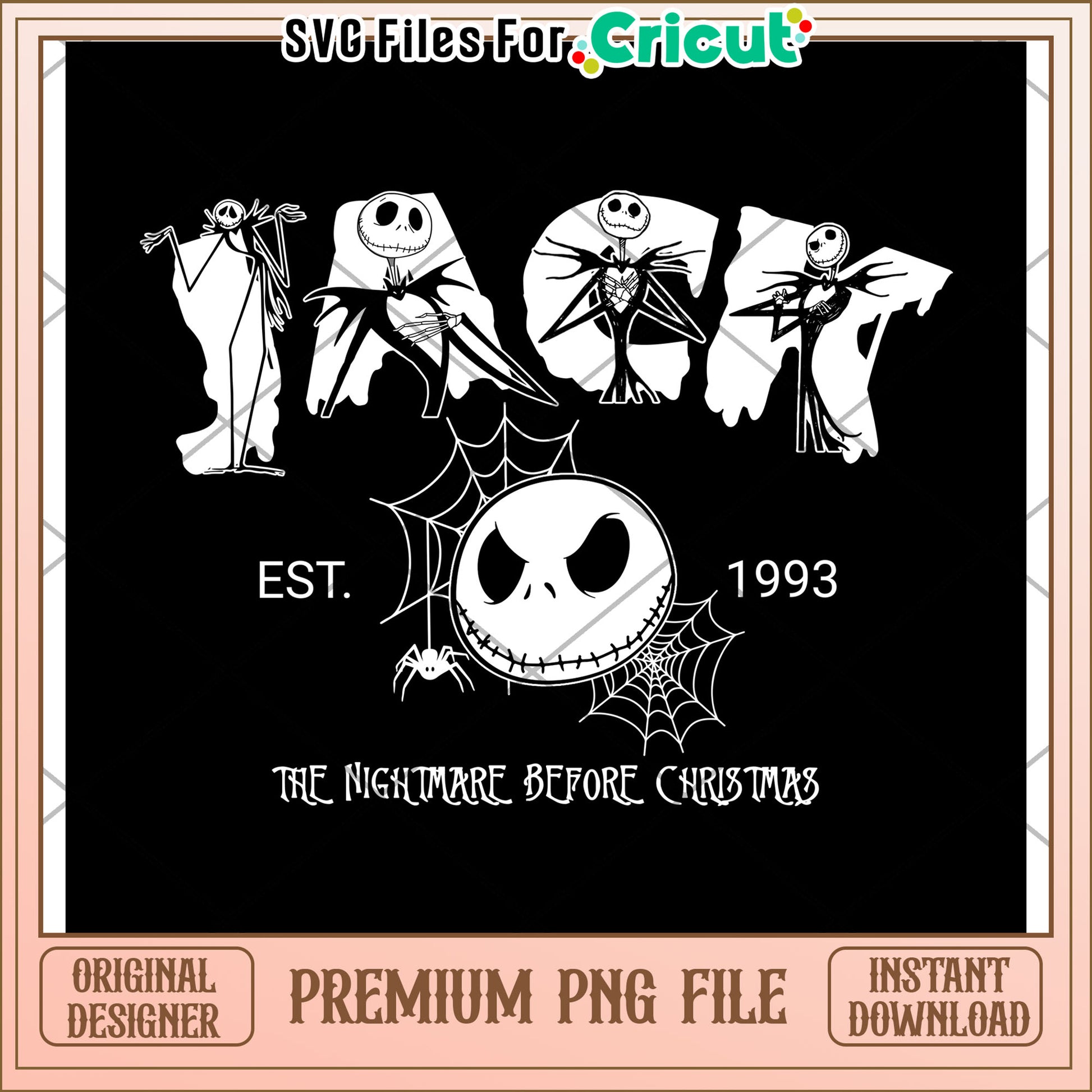 Jack skellington white png, halloween decorations png, spooky fall png