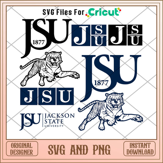 Jackson State Tigers svg, Jackson State Tigers svg bundle, NCAA svg