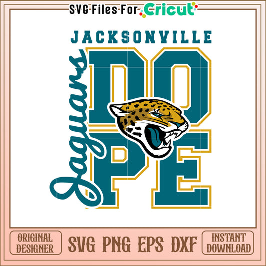 Jacksonville Jaguars Dope SVG Design for Fans