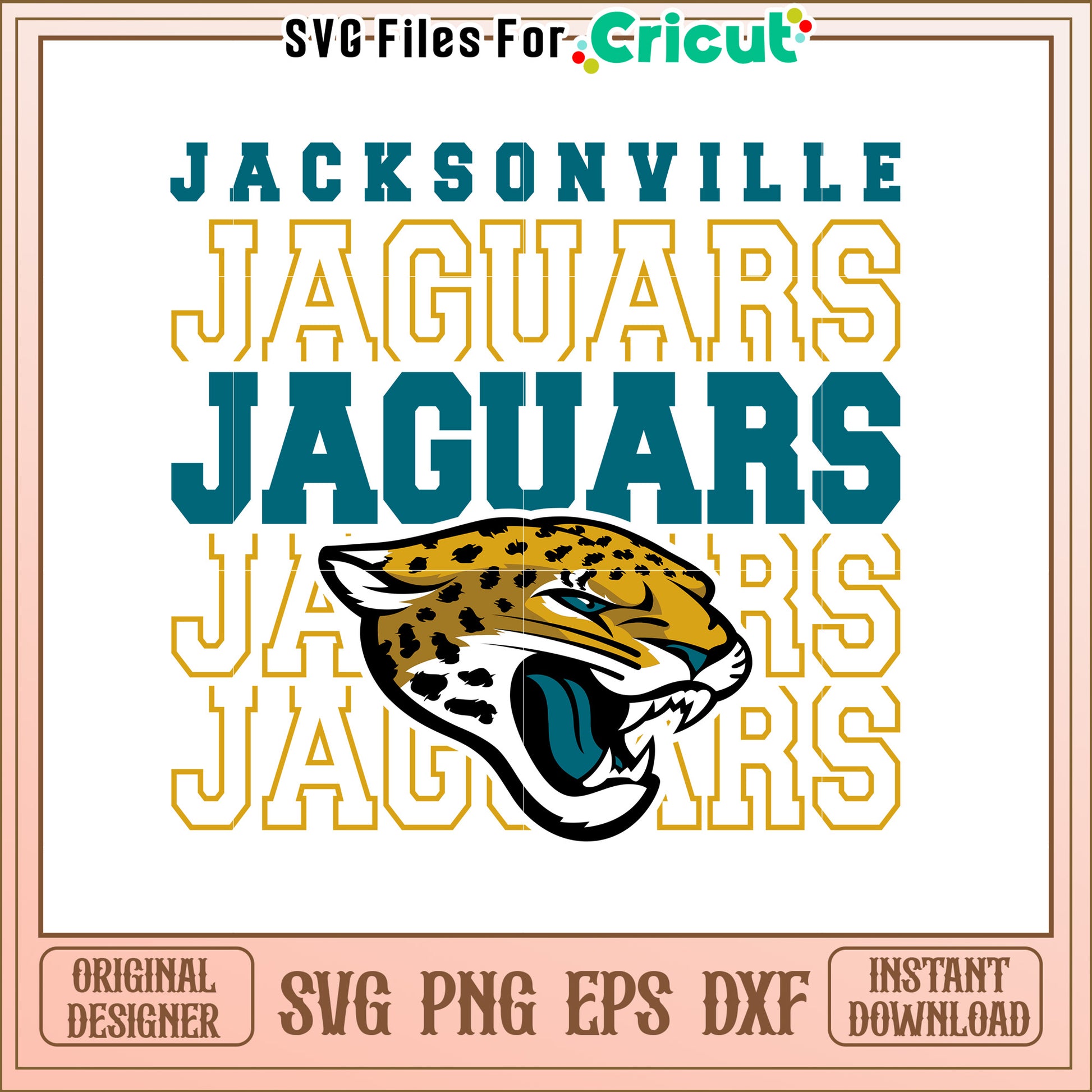 Jacksonville Jaguars Mascot SVG Design for Fans