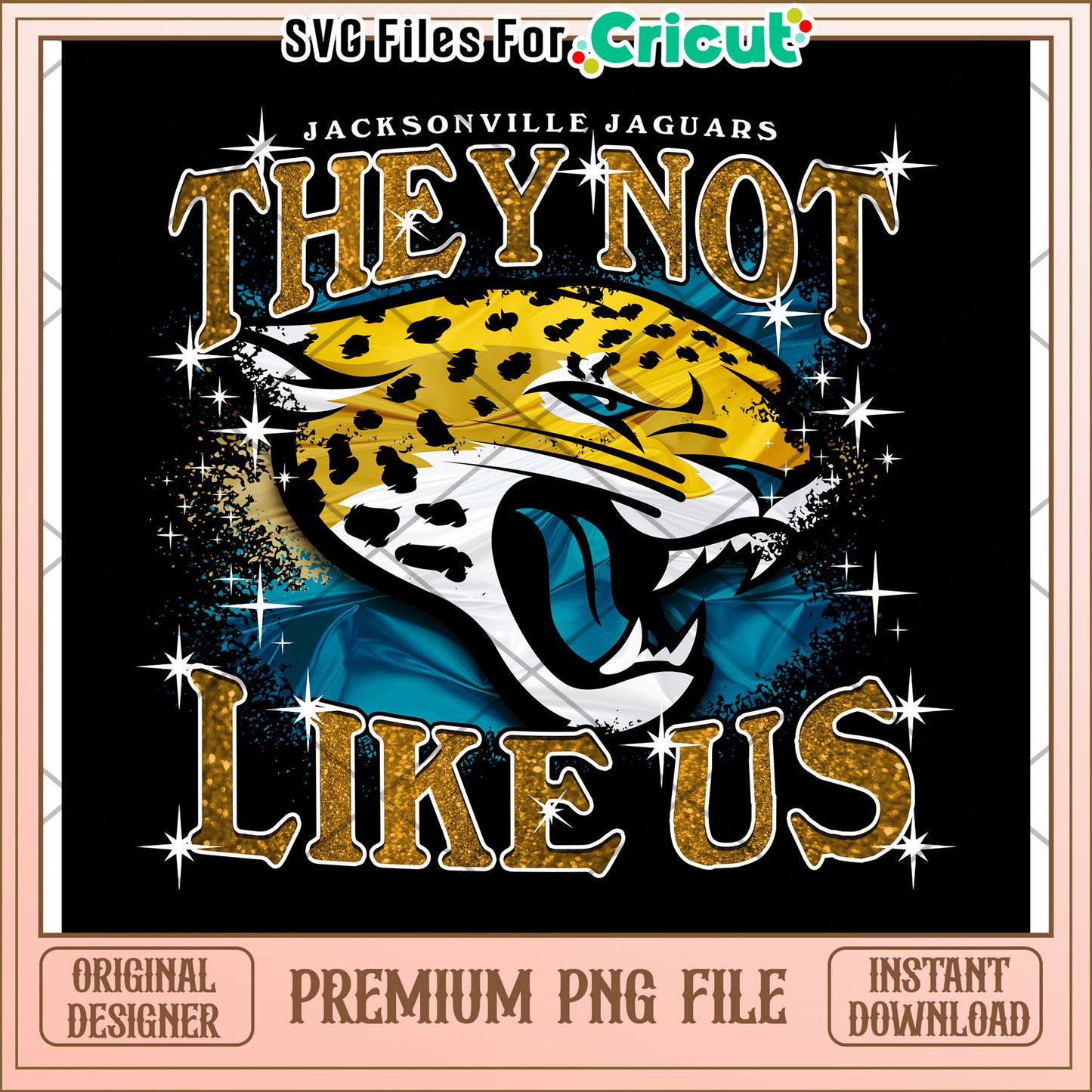 Jacksonville Jaguars PNG File, Instant Download for Cricut Users
