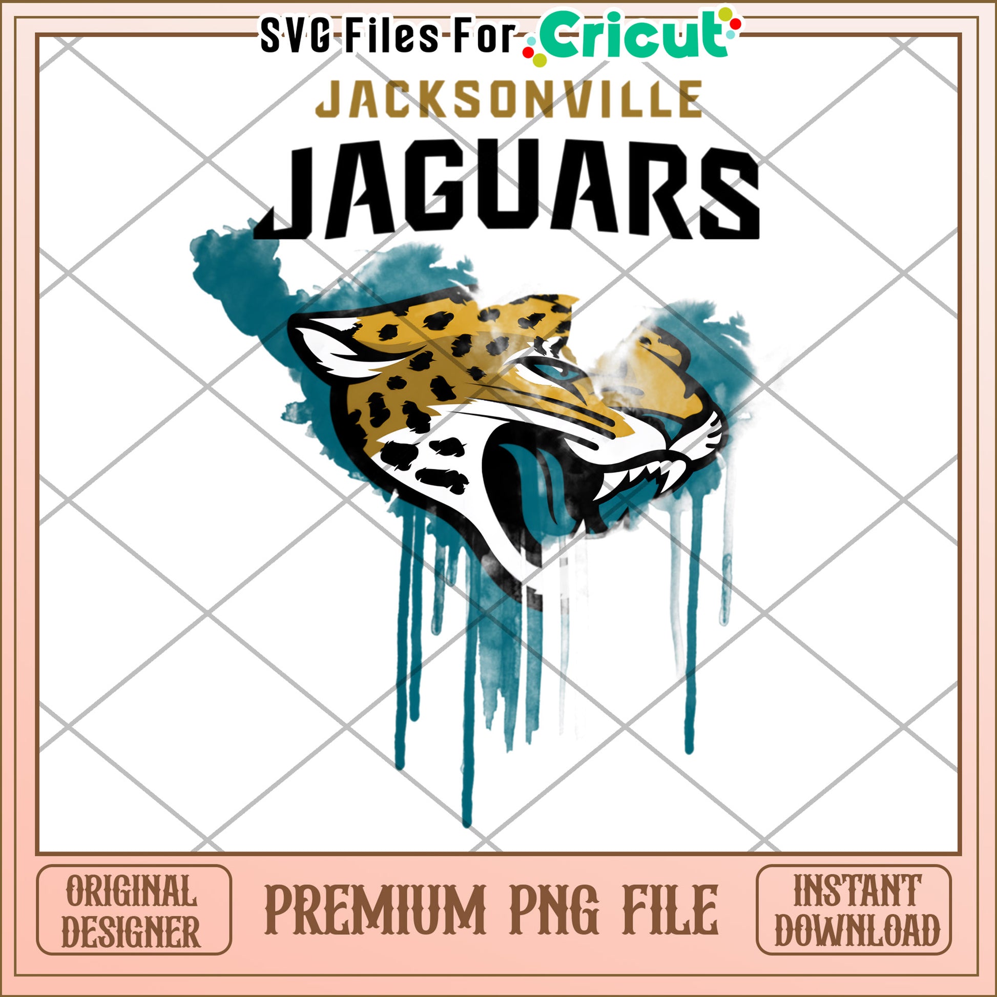 Jacksonville Jaguars PNG File for Crafts, Instant Download Now Available