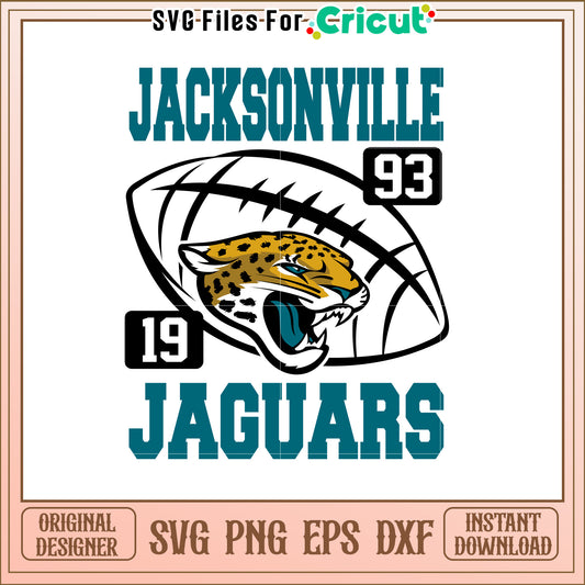 Jacksonville Jaguars SVG Design for Fans and Crafts
