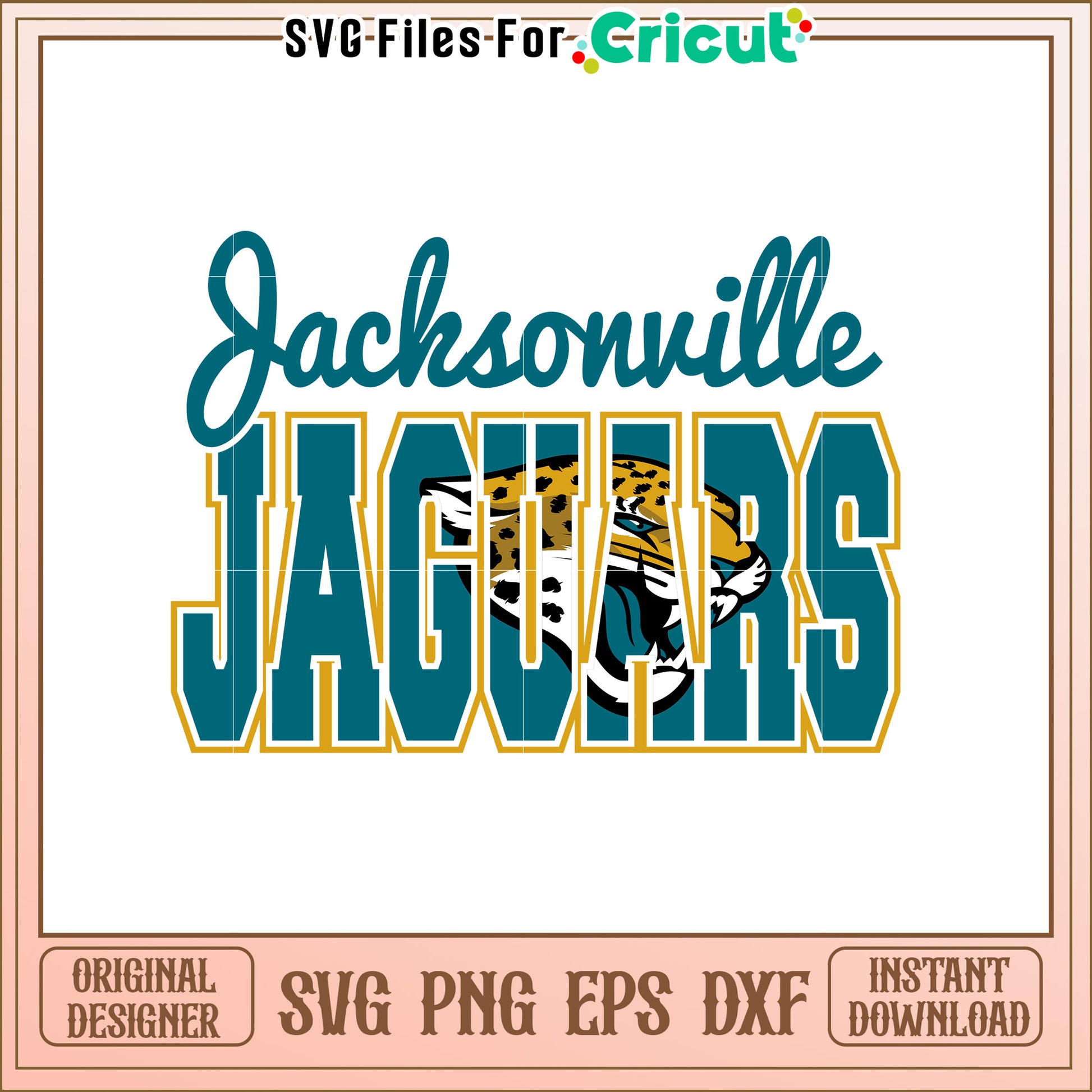 Jacksonville Jaguars SVG Design for Fans and Decor