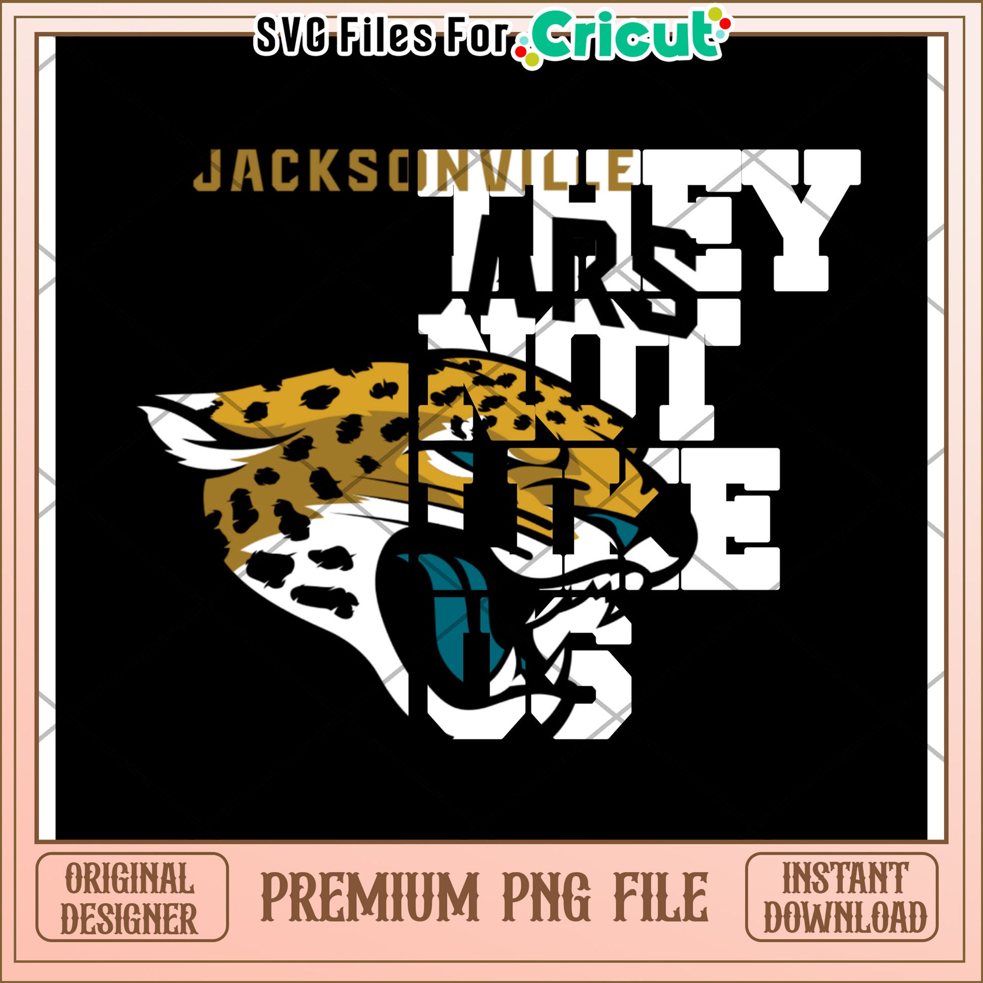 Jacksonville Jaguars artwork for Cricut, instant download PNG file