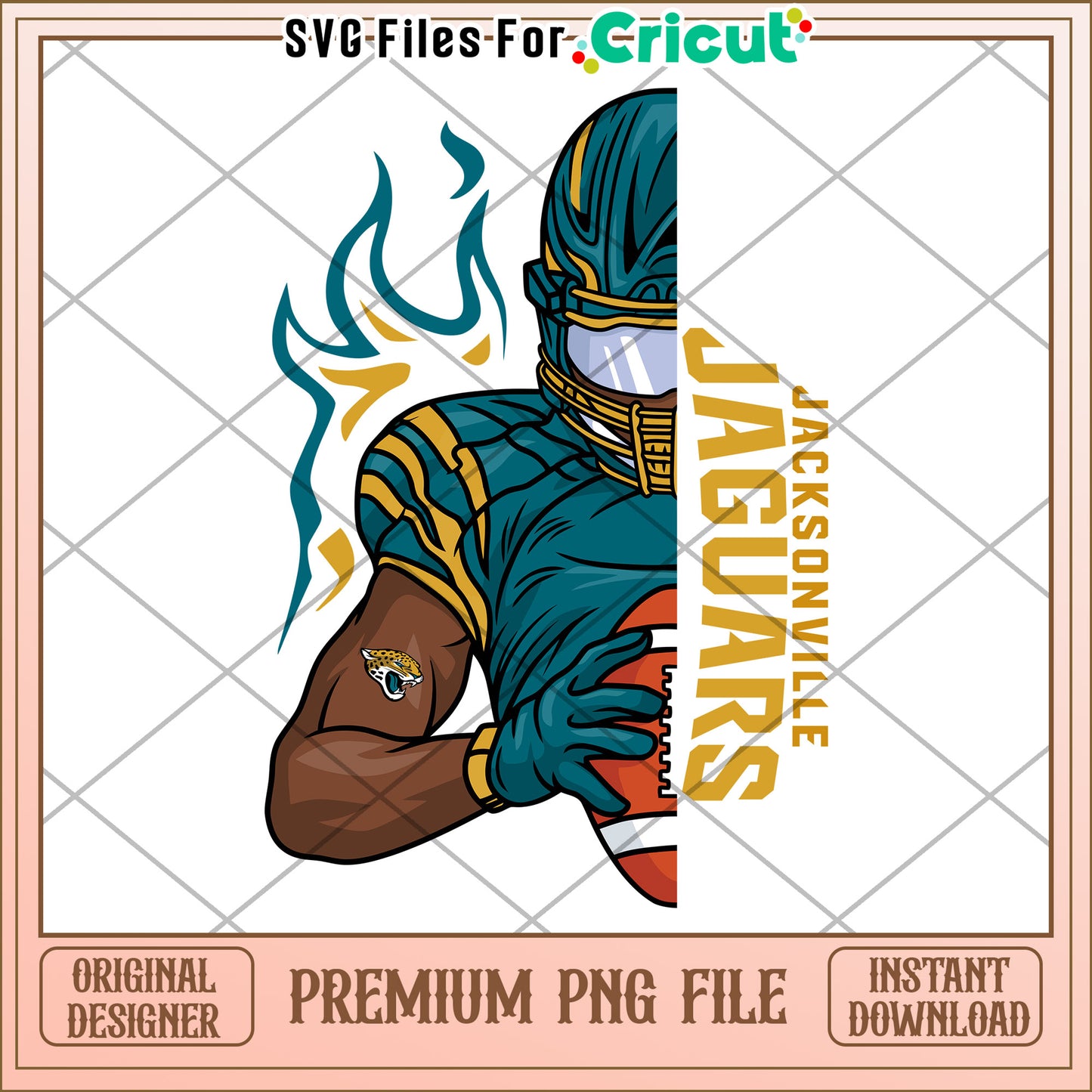 Jacksonville Jaguars graphic design, premium PNG file download