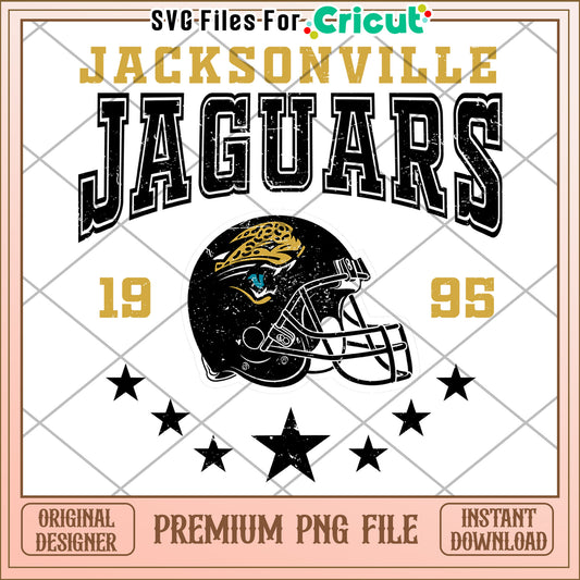 Jacksonville Jaguars helmet design for Cricut, premium PNG download