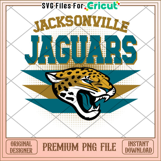 Jacksonville Jaguars logo design for Cricut projects, instant download available