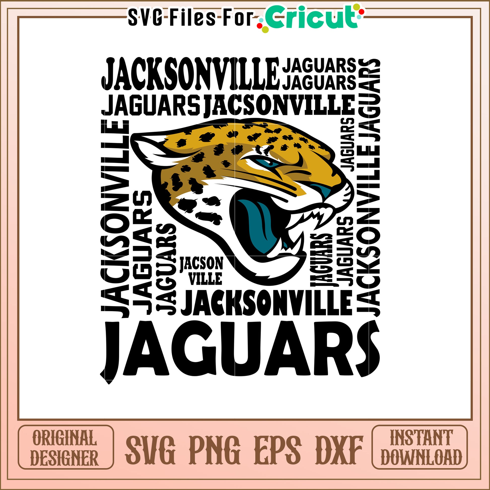 Jaguar Head SVG Design Download
