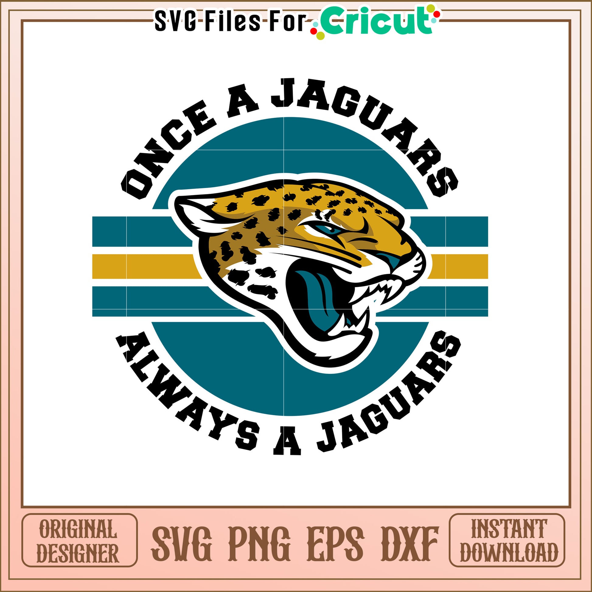Jaguar Head SVG Design for Sports Merchandise Decor