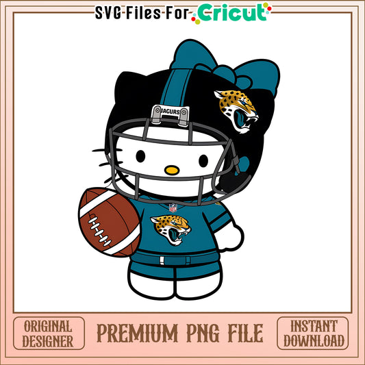 Jaguars Hello Kitty helmet png, Jacksonville Jaguars png, NFL png
