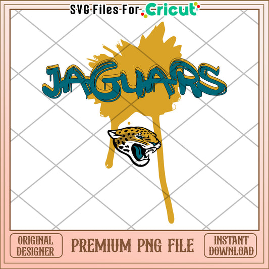 Jaguars PNG Design for Cricut, Perfect for Sports Projects