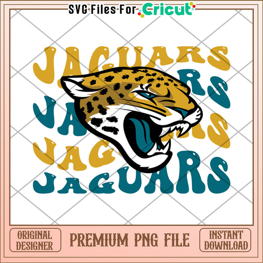 Jaguars graphic design for Cricut, premium PNG digital download
