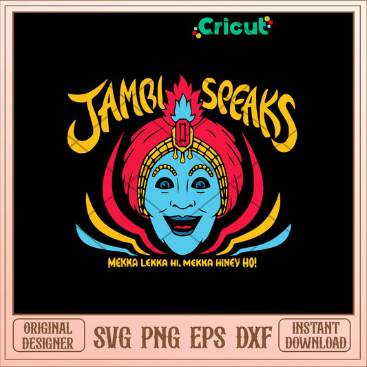 Jambi Speaks Mekka Lekka Hi Mekka Hiney Ho Svg