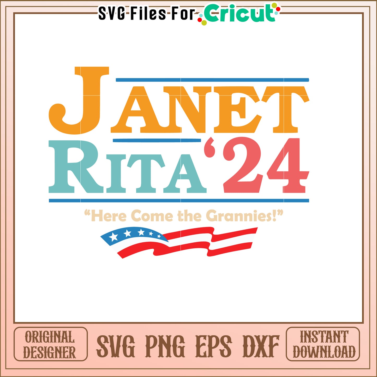 Janet Rita 2024 Campaign SVG