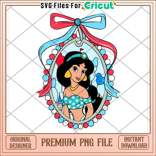 Jasmine princess png, independence day png, disney princess png