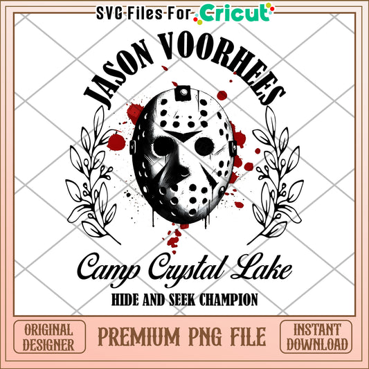 Jason camp crystal lake png, halloween holiday png, horror halloween png