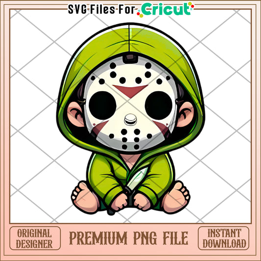 Jason green jacket png, halloween​ horror night png, scary characters png