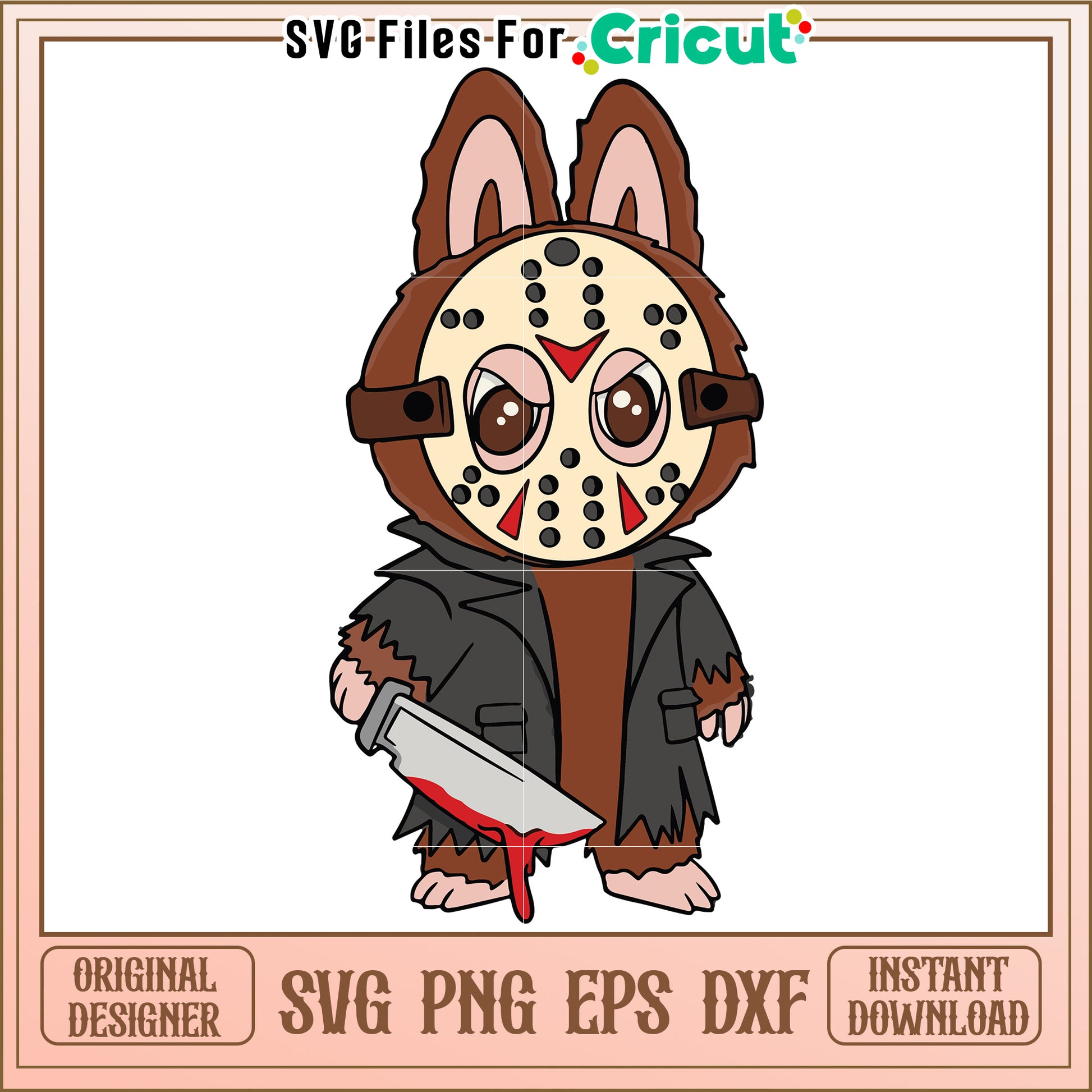 Jason labubu svg, halloween candy svg, trick or treat svg