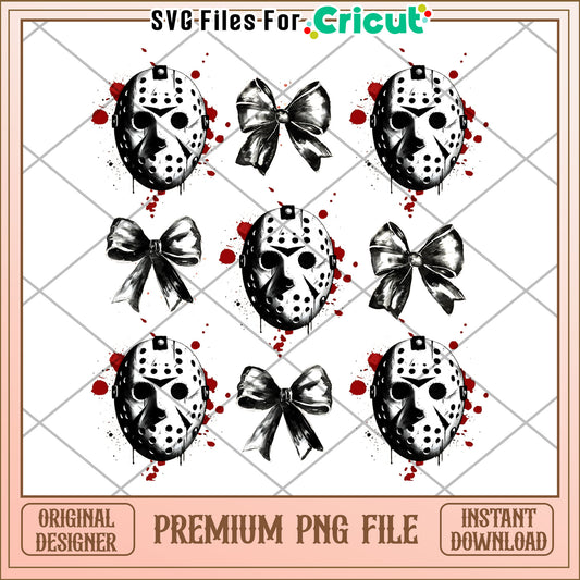 Jason voorhees design png, halloween png, times for halloween png