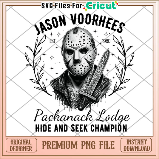 Jasoon voorhees black and white png, halloween horror nights png, halloween png