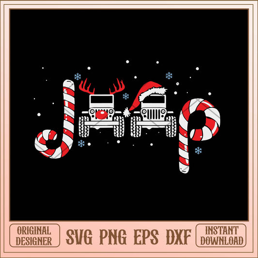 Jeep christmas svg, Jeep christmas candy svg bundle