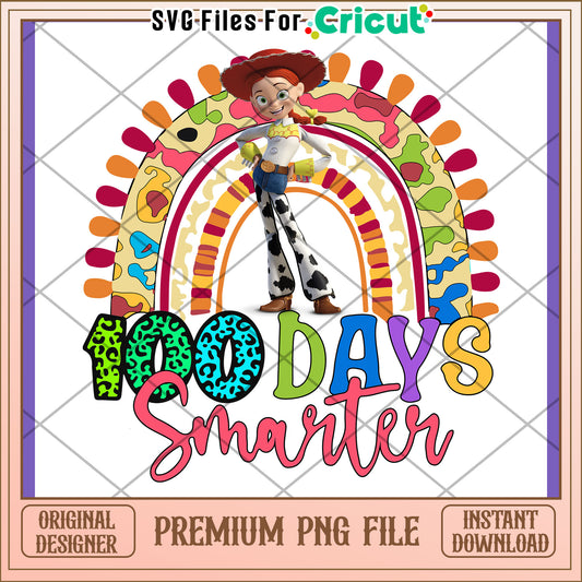 Jessie 100 Days Smarter PNG Design