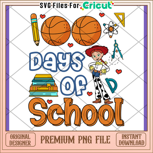 Jessie 100 Days of School PNG