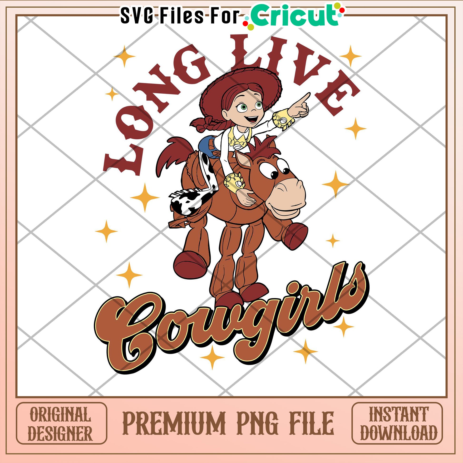 Jessie Cowgirl PNG Cricut Design