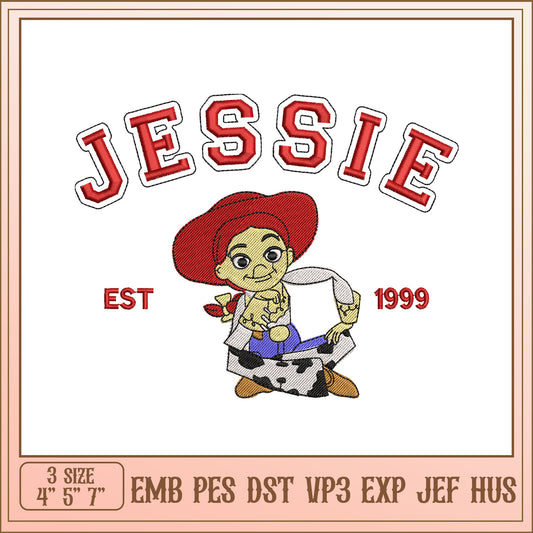 Jessie Embroidery Design