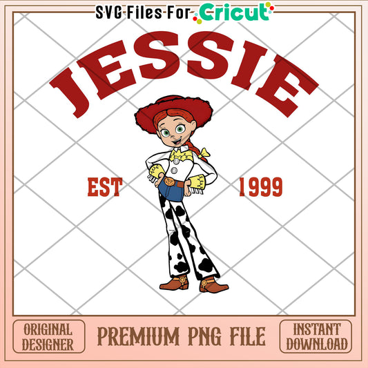 Jessie Toy Story PNG Design 1999