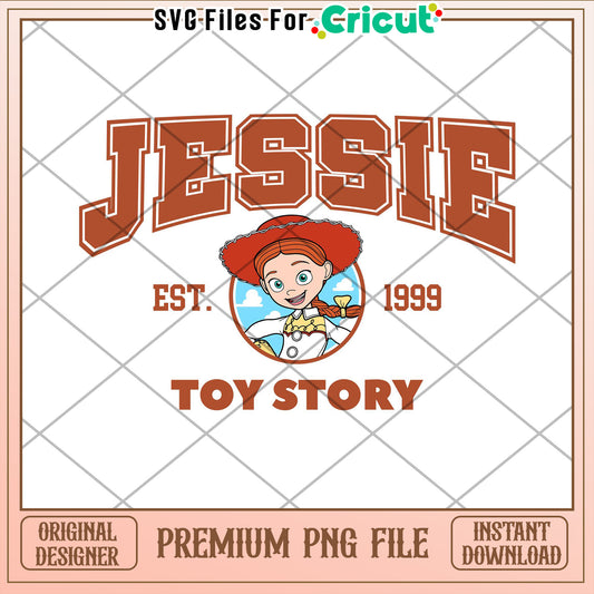 Jessie Toy Story PNG File for Cricut Instant Download Design
