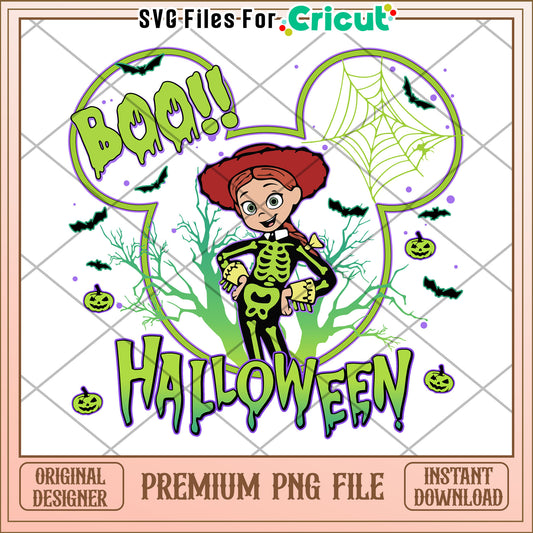 Jessie boo png, halloween costumes​ png, halloween desigin png