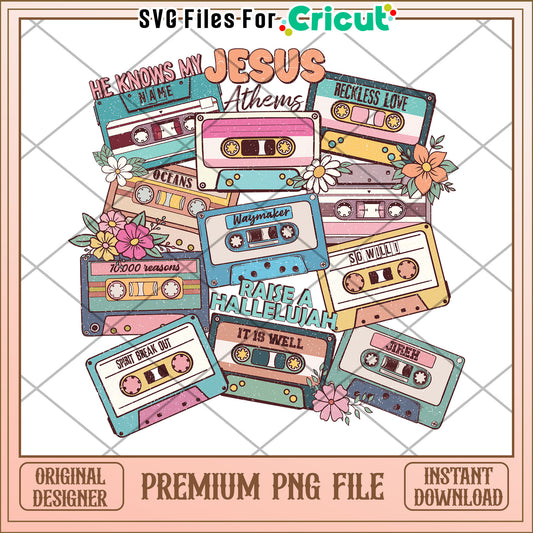 Jesus Anthems Cassette Tapes PNG