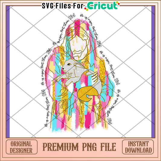 Jesus Lamb PNG Design Instant Download