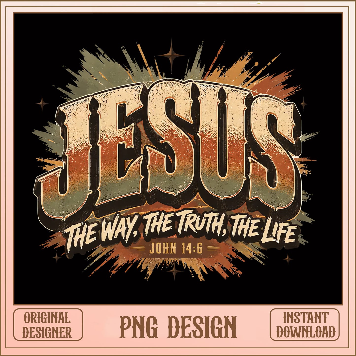 Jesus The Way The Truth The Life PNG, John 14:6 PNG, Christian PNG