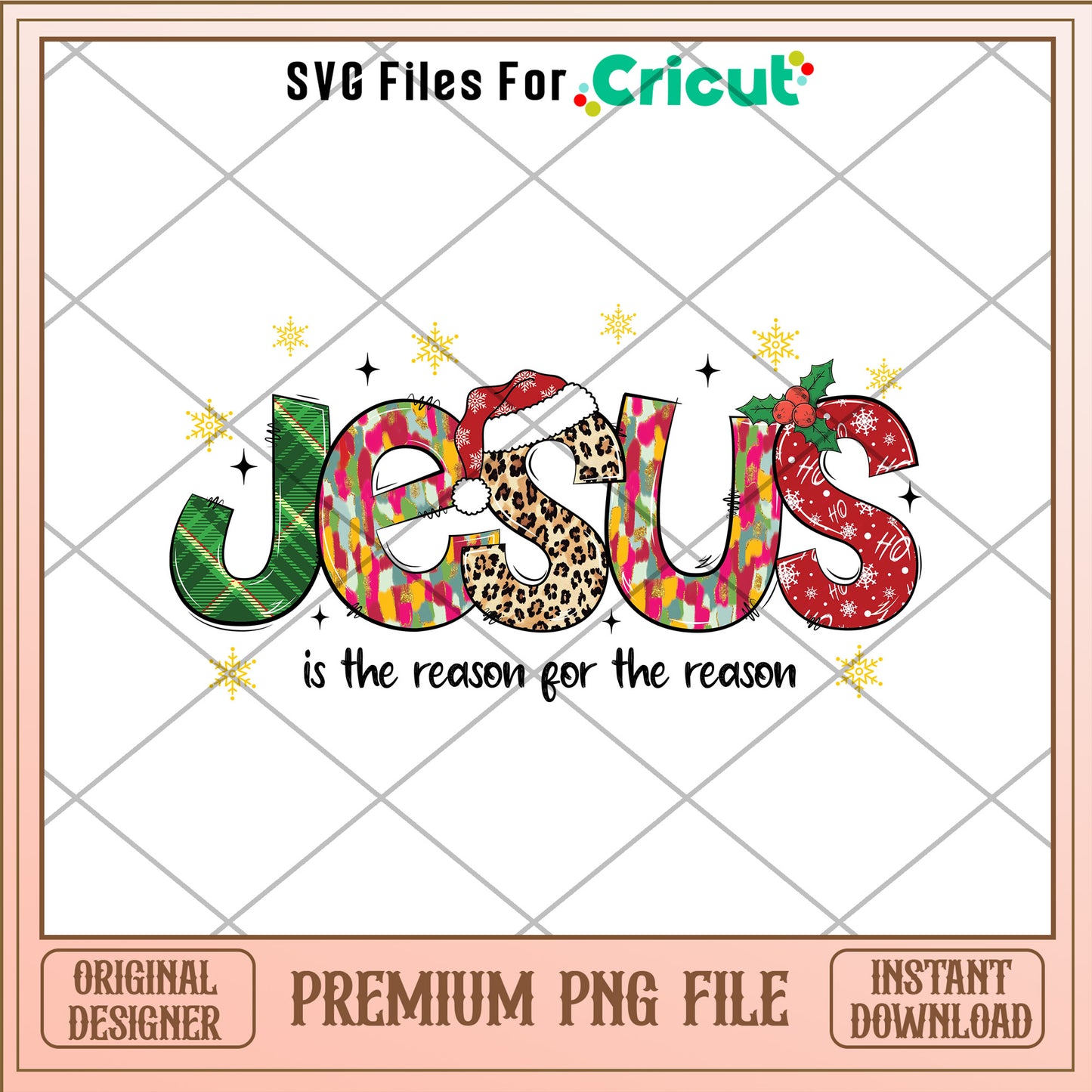 Jesus is the reson for the reson png, Jesus png, christmas png