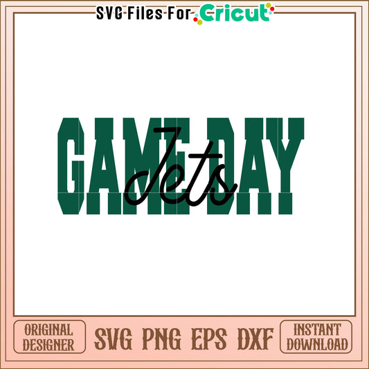Jets Game Day SVG Design