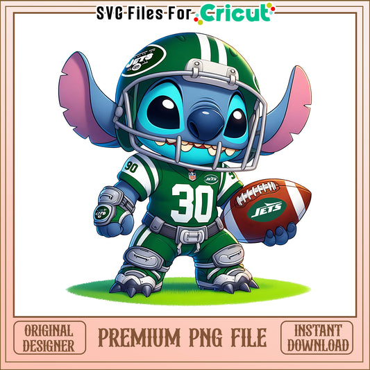Jets Stitch and rugby ball png, New York Jets png, NFL png