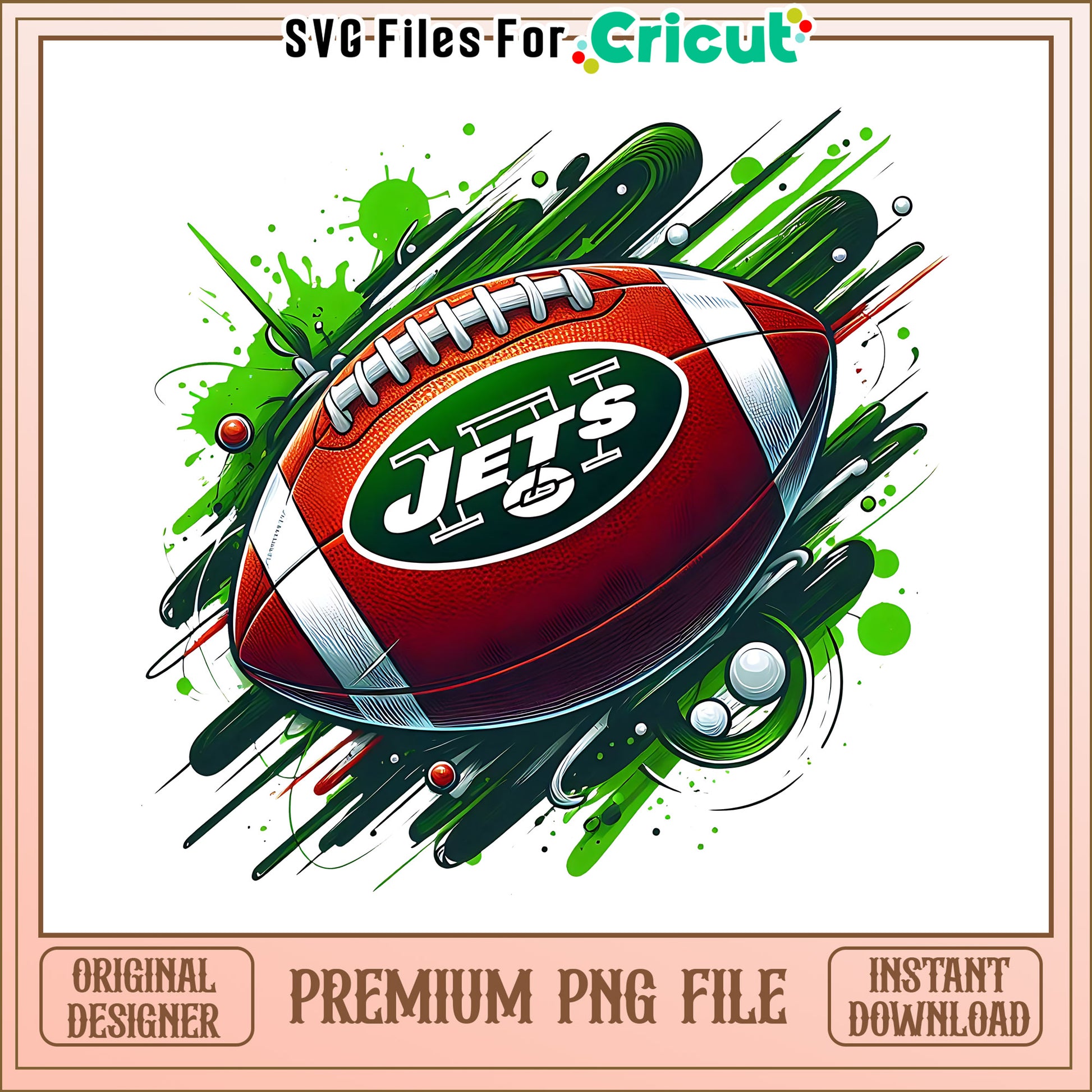 Jets logo rugby ball png, New York Jets png, NFL png